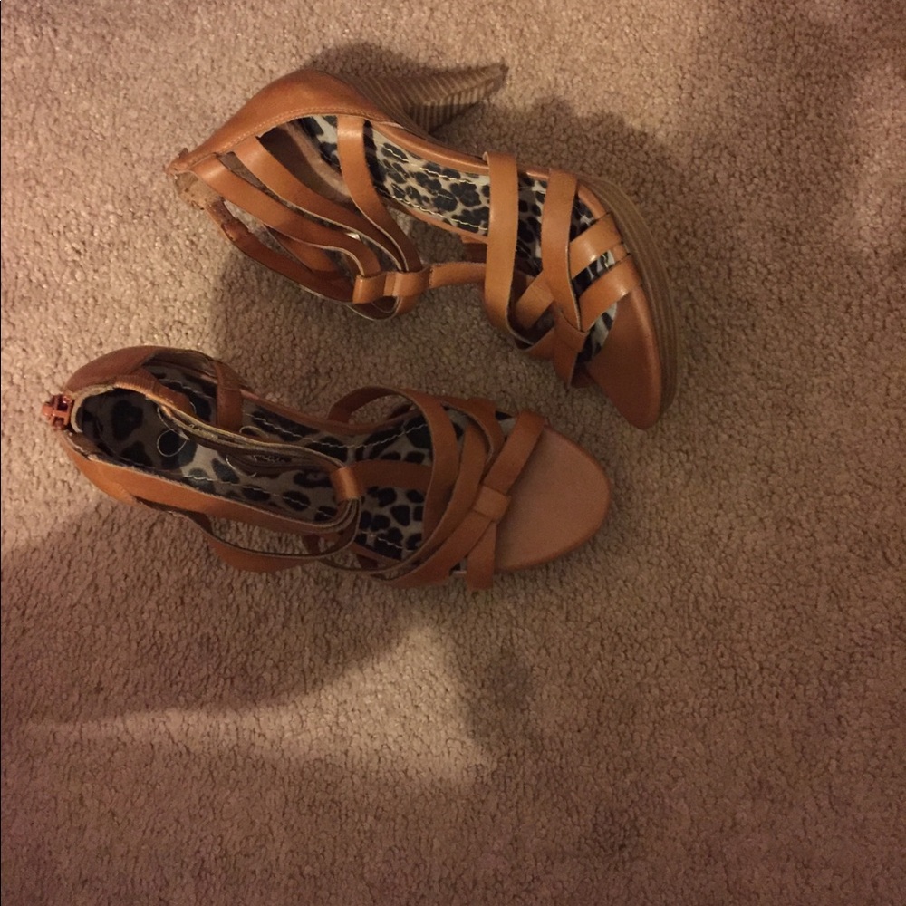 High heels sandals